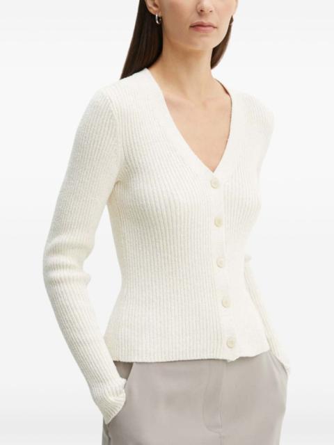 button v-neck cardigan