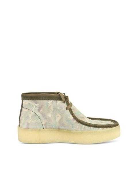 Wallabee Cup Bt "GREEN CAMOUFLAGE" boots