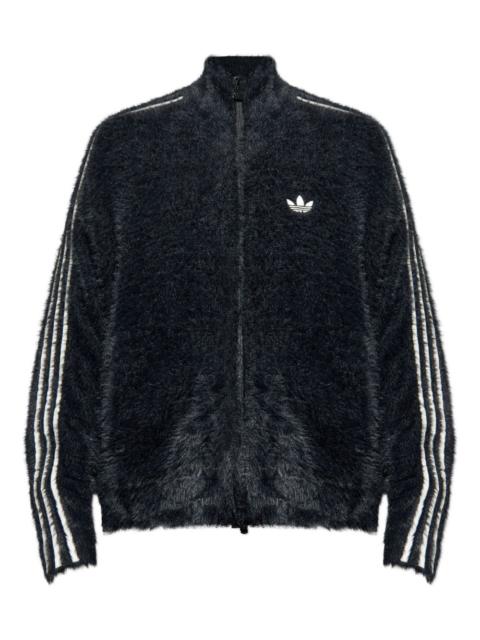 3-Stripes zip-up cardigan