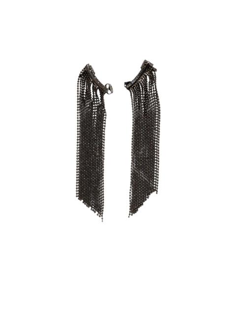 fringed cuff earrings