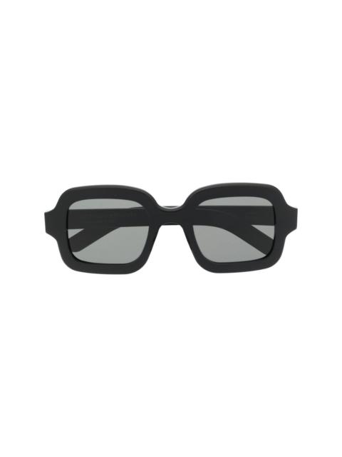 Benz rectangular frame sunglasses
