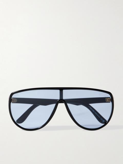 Achilles Aviator-style Acetate Sunglasses