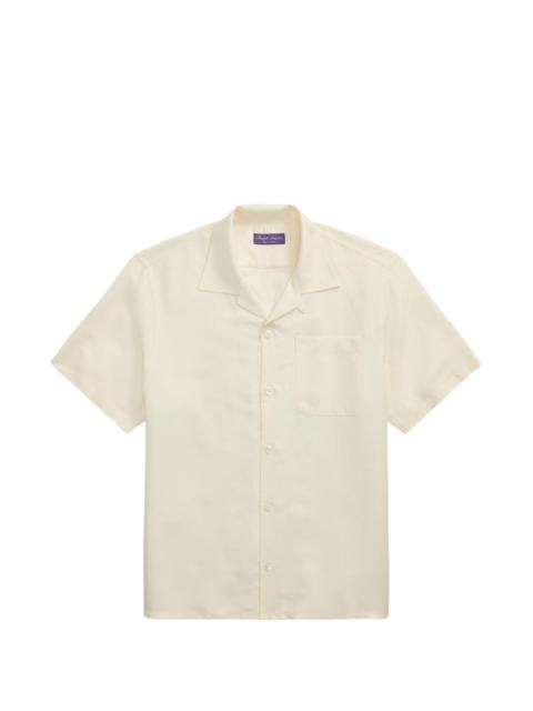 camp-collar pocket shirt