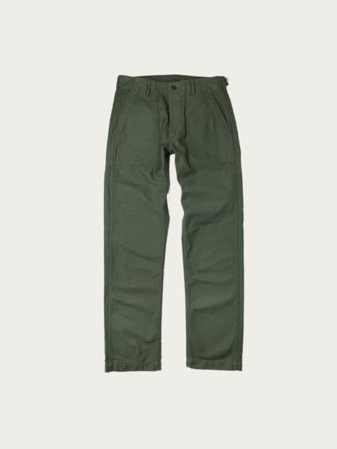Slim Fit Fatigue Pants - Green