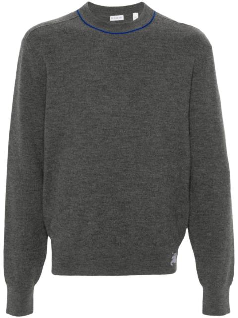 Equestrian Knight-intarsia knit sweater