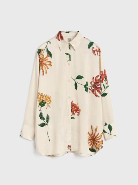 Relaxed honeysuckle shirt ecru/orange