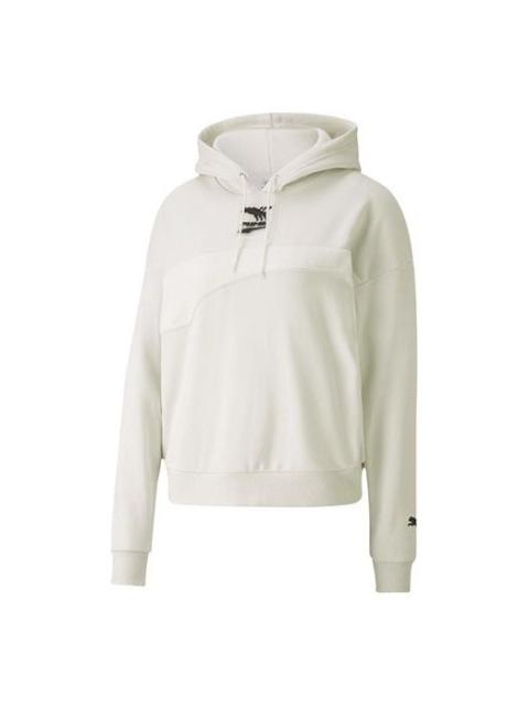 (WMNS) PUMA Evide Hoodie 'White' 599314-05