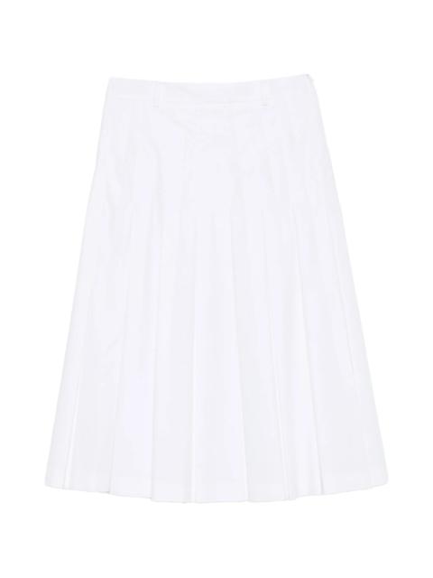 Vivetta Pleated Midi A-line Skirt