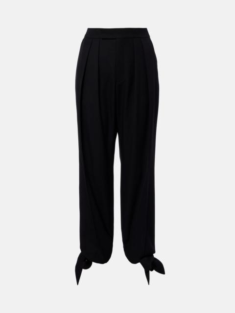 Virgin wool balloon pants