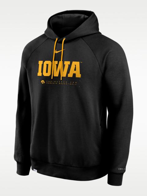 Iowa Courtside Basketball Practice Men's Nike Dri-FIT Pullover Hoodie