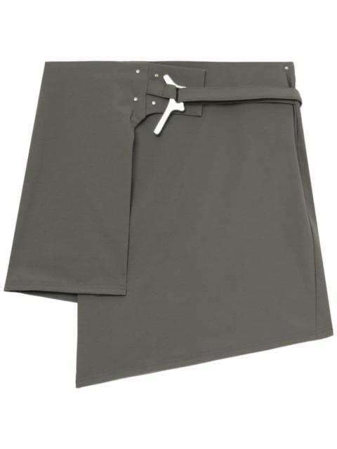 asymmetric wrap skirt