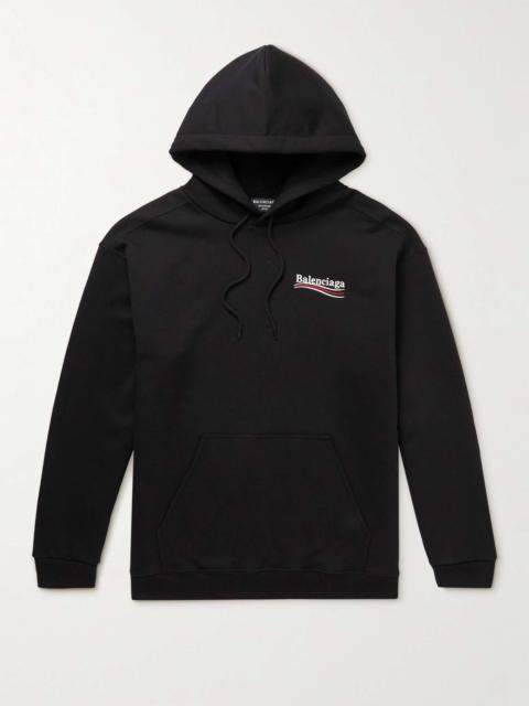 Men's Political Campaign Hoodie Medium Fit in Black