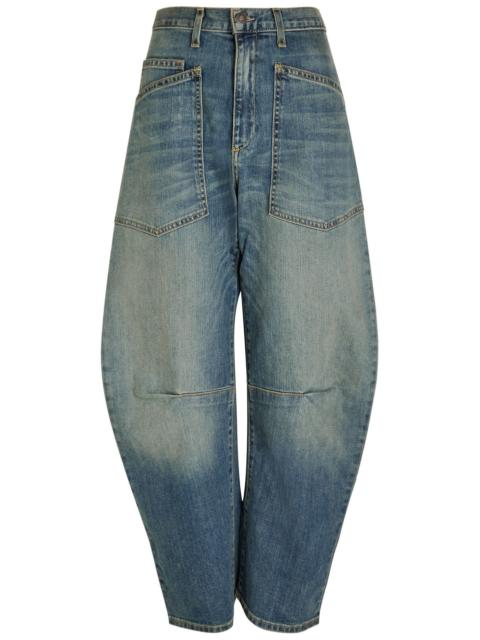 Nili Lotan Shon Barrel-leg Jeans