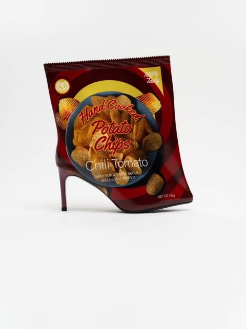Potato Chips Package Detail Pin Heel Boots