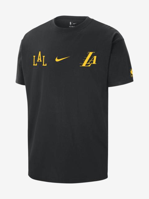 Los Angeles Lakers 2023/24 City Edition Nike Men's NBA Courtside Max90 T-Shirt