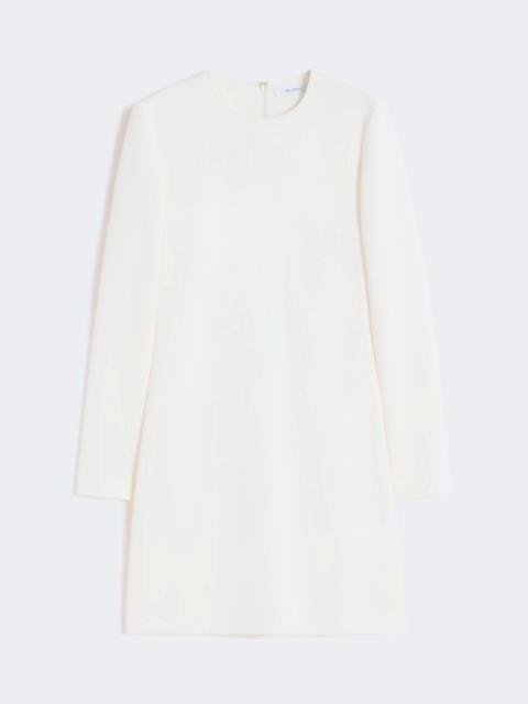 Short scuba jersey dress - IVORY