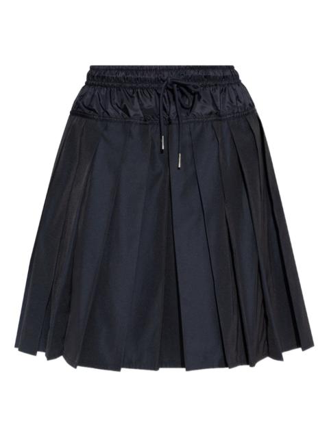 pleated drawstring skirt
