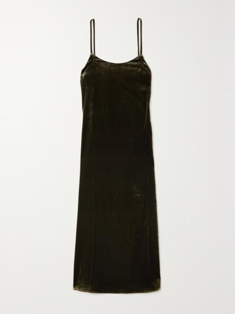 San Vio Velvet Maxi Dress