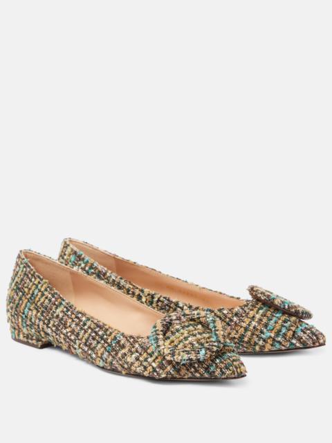 Venezia tweed ballet flats