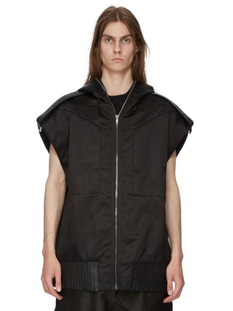 Lido Sleeveless Hoodie Black