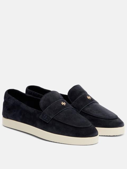 Double T suede loafers