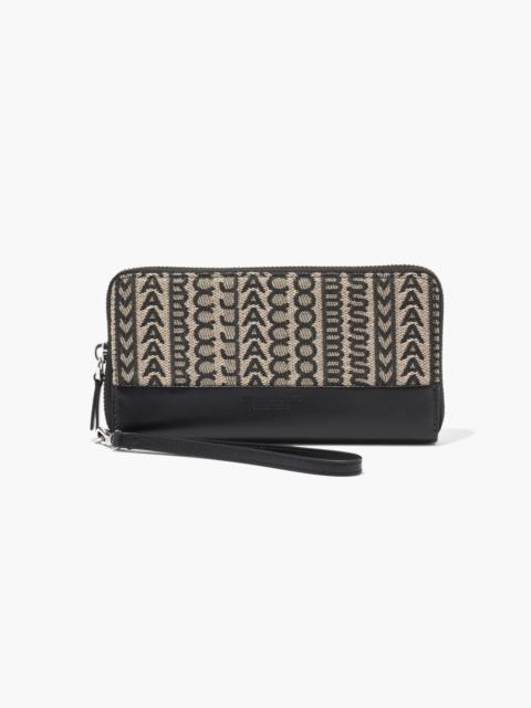 THE MONOGRAM JACQUARD CONTINENTAL WRISTLET WALLET