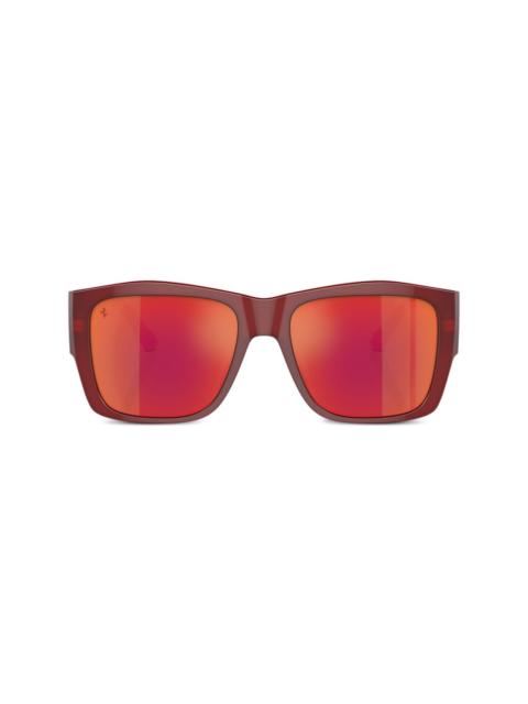 square-frame sunglasses