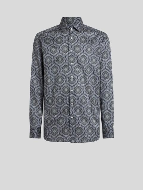 COTTON SHIRT WITH ALL-OVER PRINT