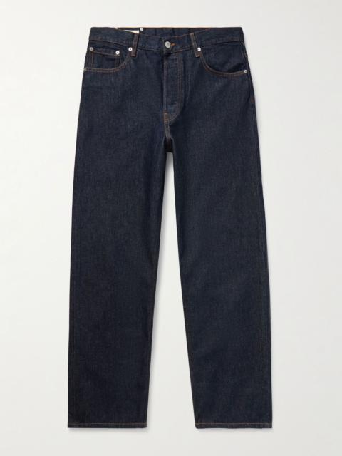 Wide-Leg Jeans Navy