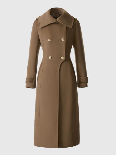 ELODIE double face wool tailored coat