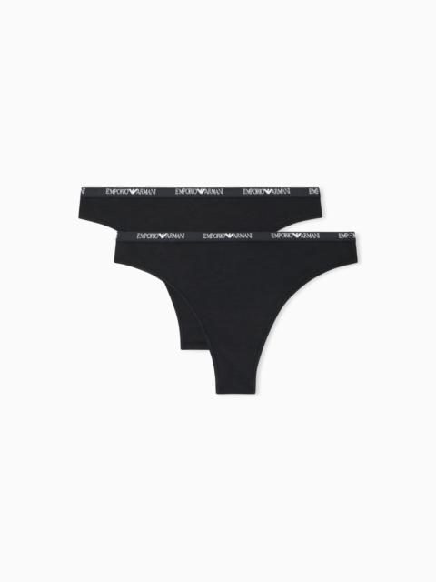TWO-PACK OF ASV ESSENTIAL STUDS JERSEY BRAZILIAN BRIEFS