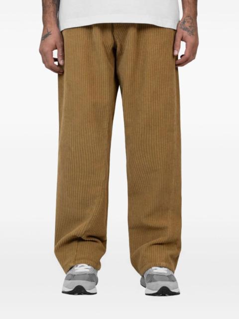 wide-leg corduroy trousers