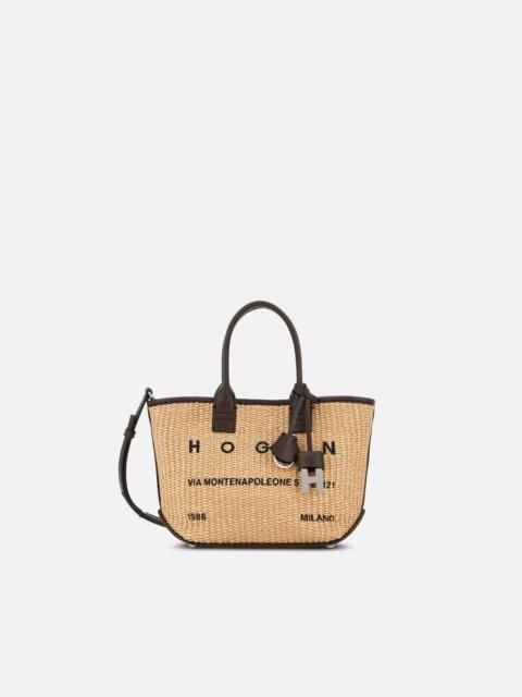Hogan Script Shopping Bag Mini