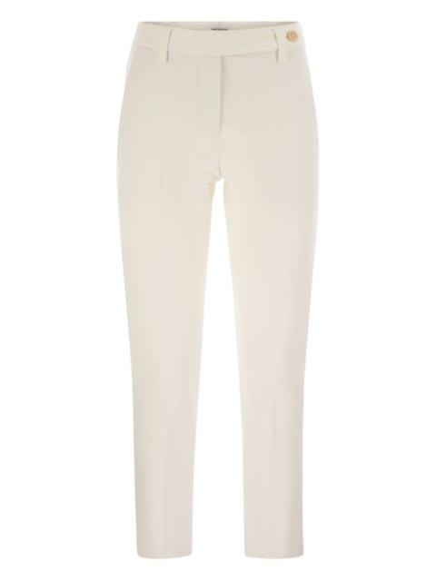 flat-front trousers