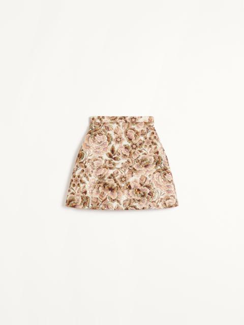 APRES L'HIVER MATELASSE' ROSE LUREX SKIRT