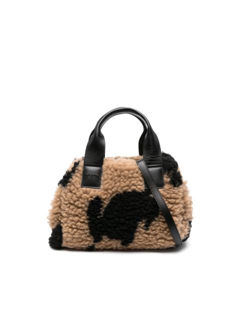 medium faux-fur tote bag