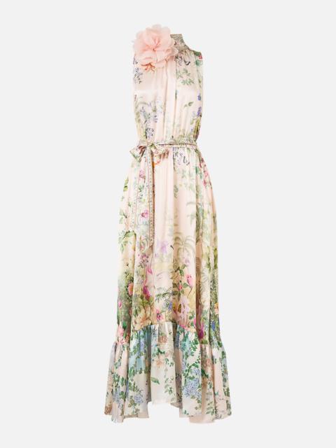 NECKTIE DRESS WITH ELASTICATED WAIST