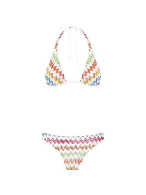 chevron tie bikini