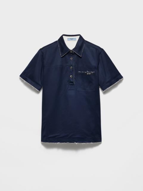 Lisle cotton polo shirt