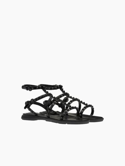 Studded leather sandals