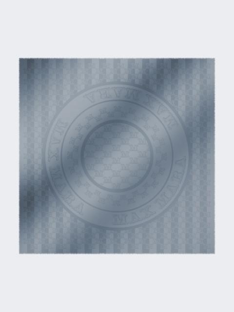 DUDY Jacquard silk and wool shawl