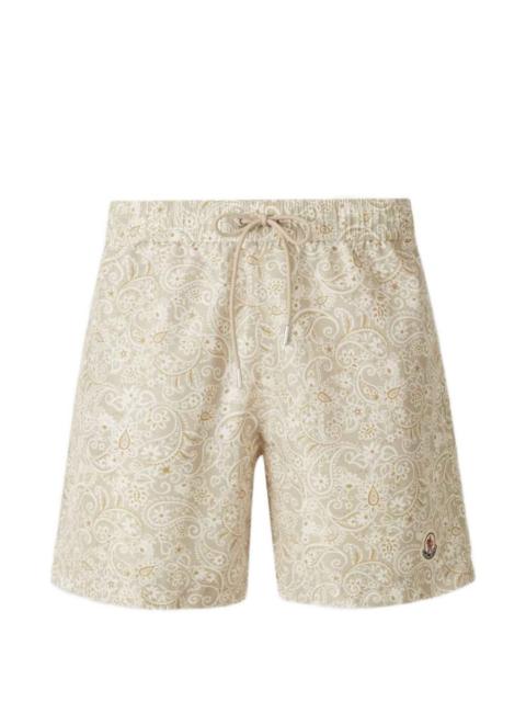 paisley pocket swim shorts