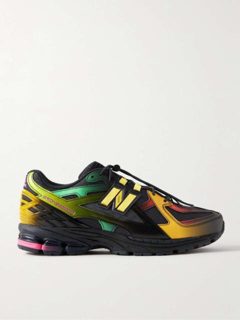 + Bricks & Wood 1906 Utility Faux Leather-Trimmed Mesh and Ripstop Sneakers