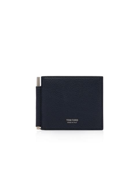 GRAIN LEATHER MONEY CLIP WALLET