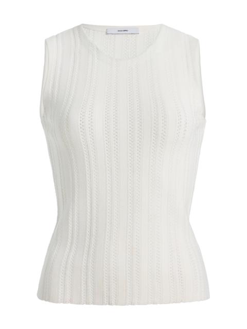 Brynn Jacquard Top ivory