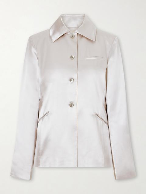 Luca Satin-twill Blazer