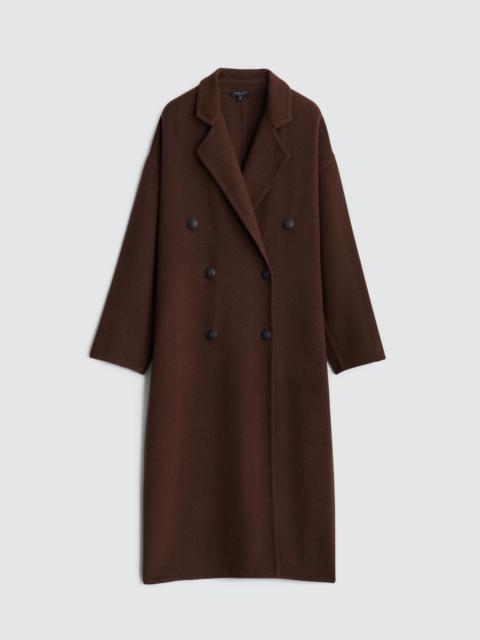 コート RAG  BONE Women Coats WAW23F2015TB15 0 BLACK Black Black 'Thea' double-breasted coat Rag & Bone
