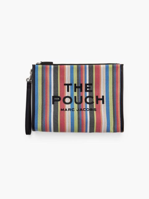 THE STRIPE MESH LARGE POUCH