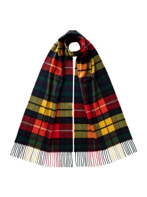 Buchanan Tartan Wide Cashmere Scarf