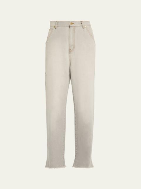 Lisa Loose-Fit Jeans with Belt Detail